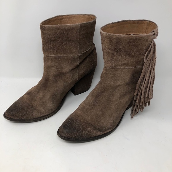 Jeffrey Campbell fringe ankle boot suede Rosnell 9 - Picture 8 of 13